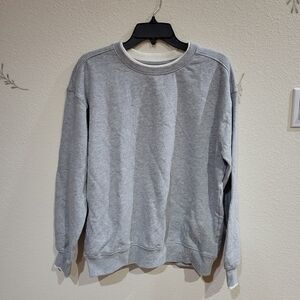 NWT Goodfellow and Co Mens Sweatshirt Relaxed fit, 2 tone collar Size S